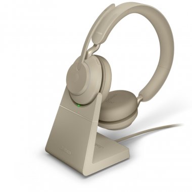 Фотография товара 'Jabra Evolve2 65, Link380a UC Stereo Stand Beige Bluetooth 5.0'