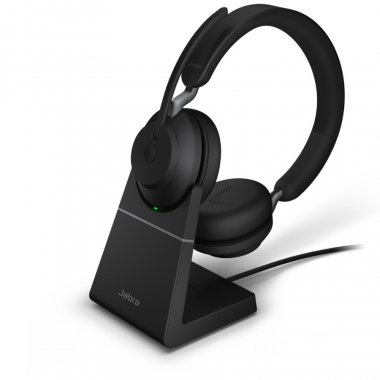Фотография товара 'Jabra Evolve2 65, Link380a MS Stereo Stand Black Bluetooth 5.0'
