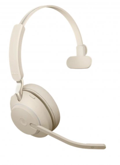 Фотография товара 'Jabra Evolve2 65, Link380c UC Mono Beige Bluetooth 5.0'