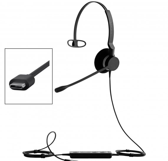 Фотография товара 'Jabra BIZ 2300 Mono, USB-C, UC Тип: 82 E-STD'