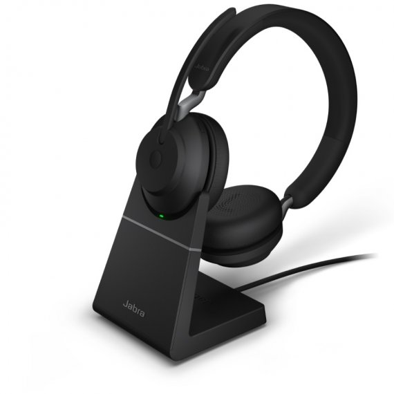 Фотография товара 'Jabra Evolve2 65, Link380a MS Stereo Stand Black Bluetooth 5.0'