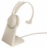 Фотография товара 'Jabra Evolve2 65, Link380a UC Mono Stand Beige Bluetooth 5.0'