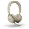 Jabra Evolve2 75, Link380a UC Stereo Beige Оголовье; Накладные наушники